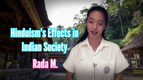 Hinduism’s Effects in Indian Society by Rada M.