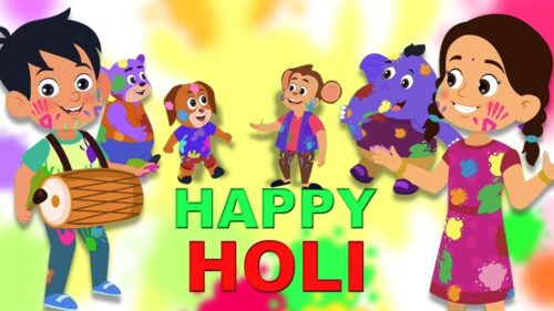 Holi Me Mach Gaya Dhamaal  | Holi Song for Kids | Hindi Rhymes | Kids Tv Hindi Rhymes