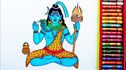 How to Draw Lord Shiva Step By Step | Drawing Of Lord Shiv Ji | God BholeNath | By Drawing Art