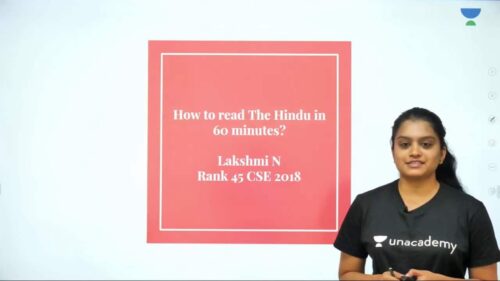 How to read The Hindu Newspaper in 60 minutes for UPSC CSE Preparatio | Lakshmi Nagappan (AIR 45)