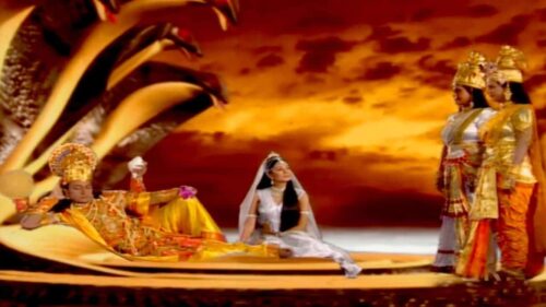 Maa Laxami And Saraswati got jealous by seeing Maa Ganga With Lord Vishnu | English Subtitle Serial