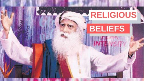 Sadhguru talks about the religious beliefs