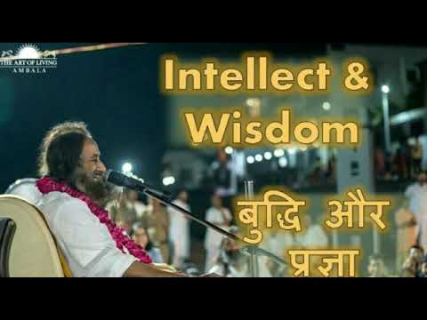 Sri Sri Talks in Hindi : Difference between Intellect & Wisdom
