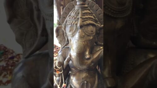 Standing Ganesha Hindu Lord of Success Sculpture 58 inches