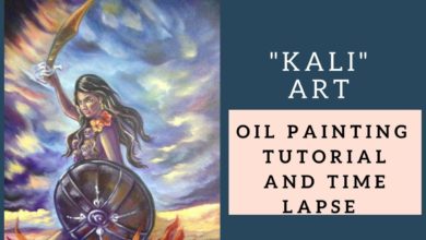 “Kali” - Oil Painting Tutorial – Goddess Kali Art