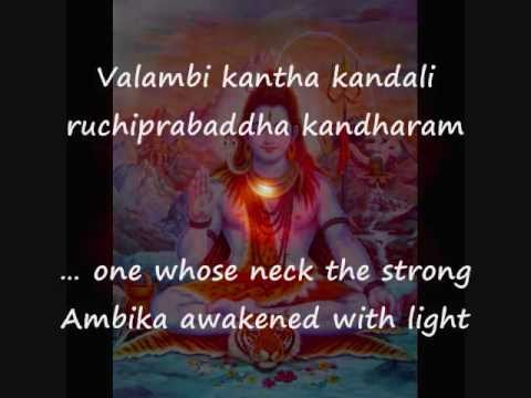 Hymn with English subtitles - Shiva Tandava stotra - Ravana's great composition