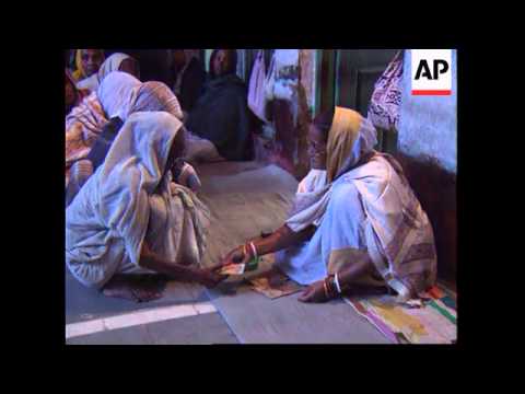 INDIA: VRINDAVAN: HINDU WIDOWS ARE CONSIDERED TO BE OUTCASTS