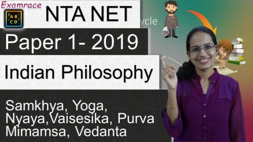 Indian Philosophy: Samkhya, Yoga, Nyaya, Vaisesika, Purva Mimamsa, Vedanta (NET Paper 1) 2019