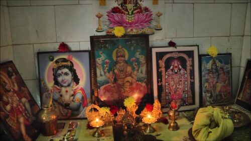 Modern God prayer Room in Indian Houses | Hindu culture god puja