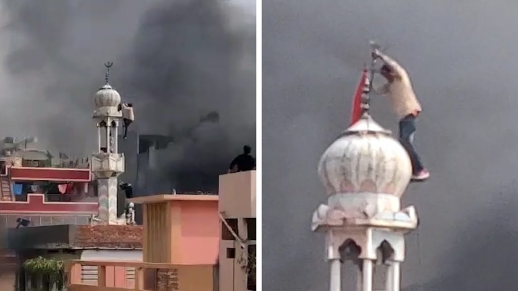 New Delhi Mob Torches And Vandalises Mosque As Sectarian Violence In 