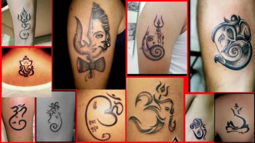 Om Trishul Ganesh Tattoos: 50 Om Trishul #GaneshaTattoos design Ideas With Meaning - Fashion Wing