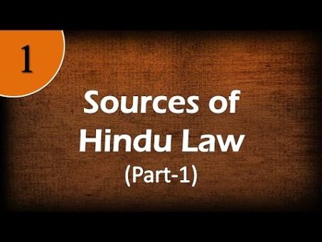 Sources of Hindu Law Part-1