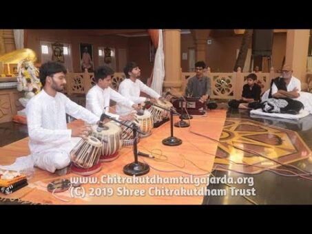 Trio changed the ambience by playing passionate Tabla || Hanuman Jayanti 2019 || Morari Bapu
