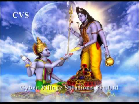 Viswanathashtakam - Lord Shiva Devotional 3D Animation God Bhajan Songs  Maha Shivaratri Special