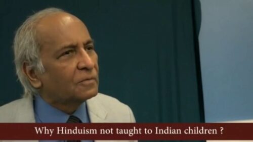 Why Hinduism not taught to Indian childrens?