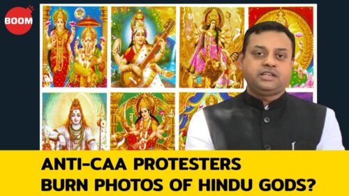 Did Anti-CAA Protesters Burn Photos Of Hindu Gods?