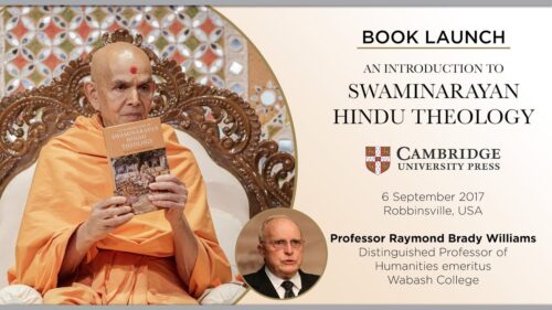 Professor Raymond Williams (Wabash) on ‘An Introduction to Swaminarayan Hindu Theology’