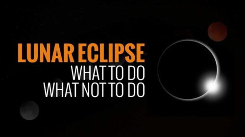 ★Lunar eclipse★ what to do, what not to do★ Hinduism