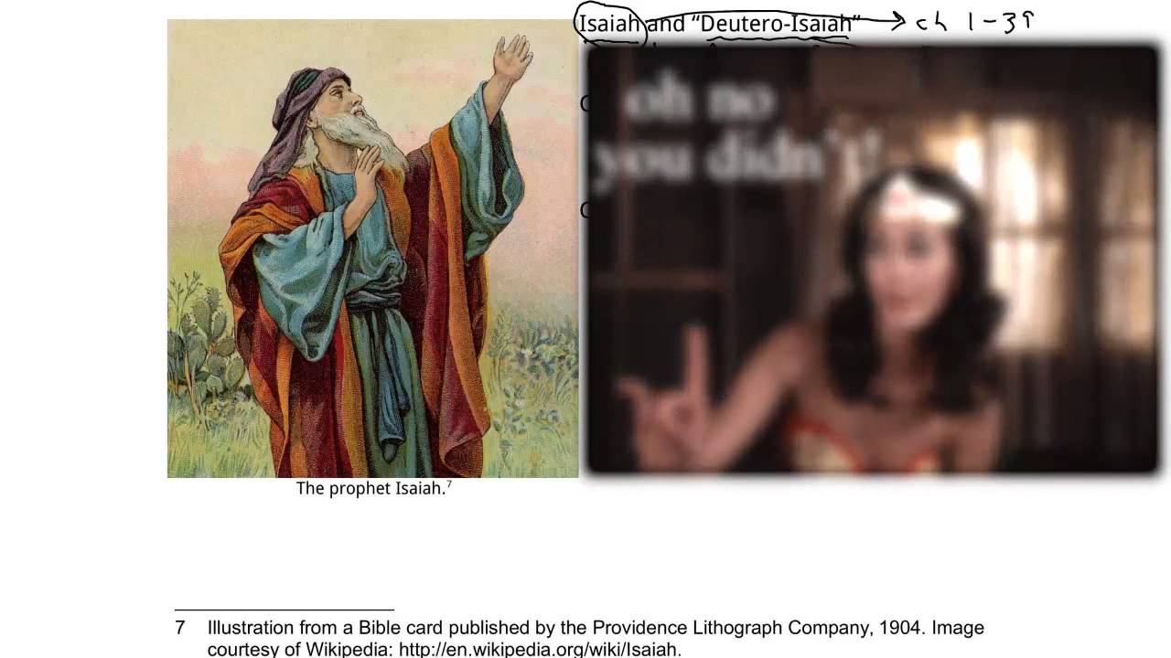 13c Jewish Groups and Doctrines - the Messiah, Isaiah, idolatry, and monotheism