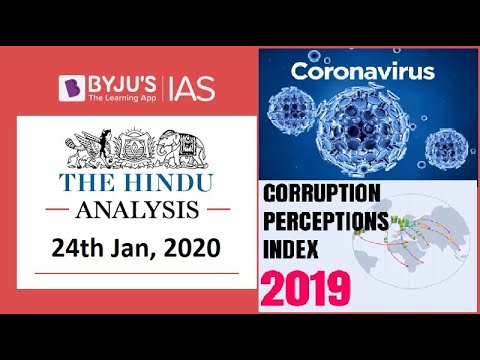 'The Hindu' Analysis for 24th Jan, 2020. (Current Affairs for UPSC/IAS)