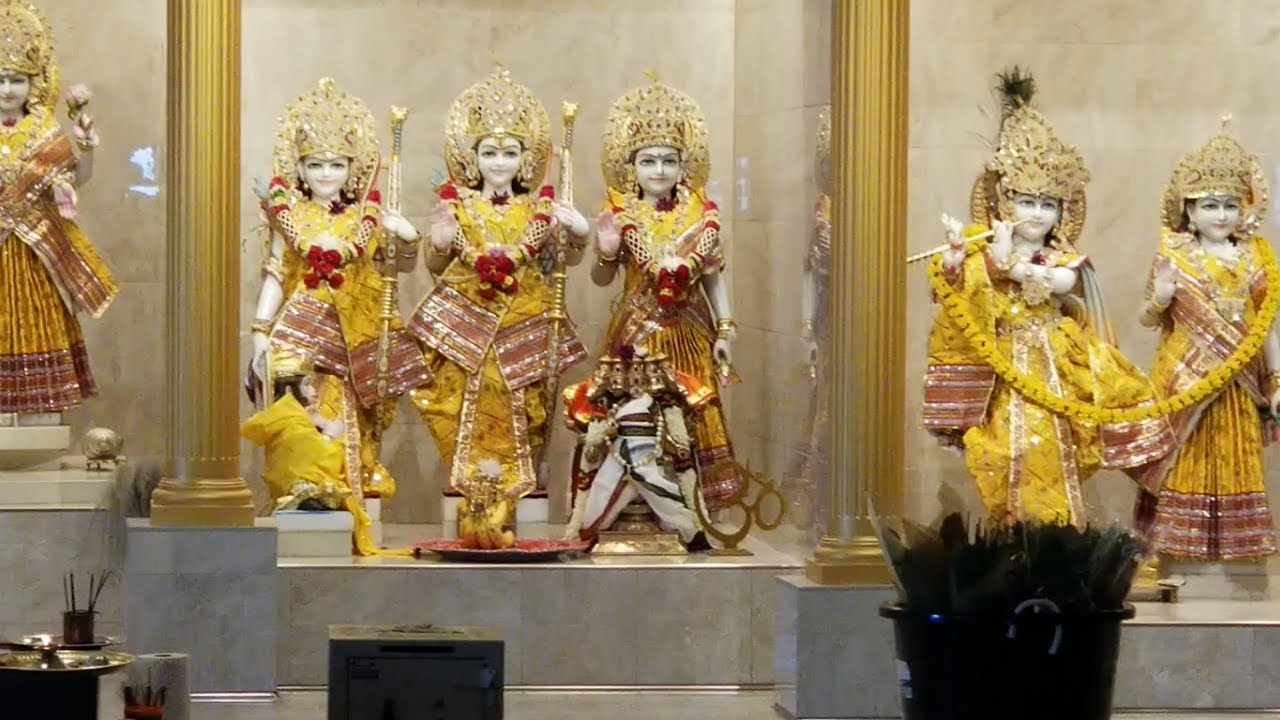 A Trip To Hindu Temple | Indian Temple In America | Exploring Hindu Temple In USA| Hindus In America