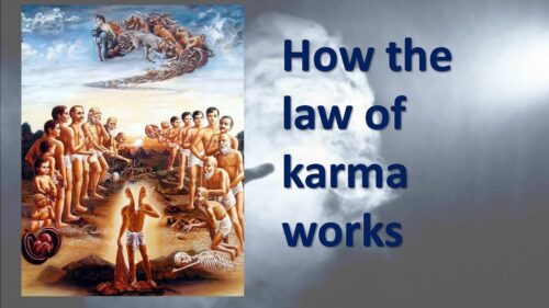 How the law of karma works ..?