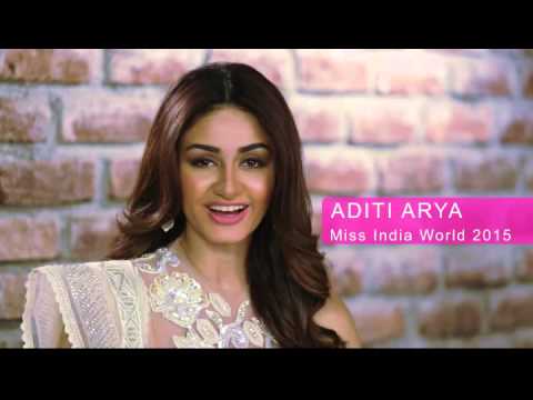 INDIA, Aditi Arya - Contestant Introduction : Miss World 2015