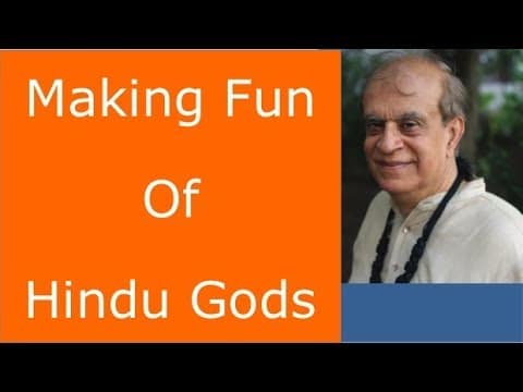 Making fun of Hindu Gods - Rajiv Malhotra
