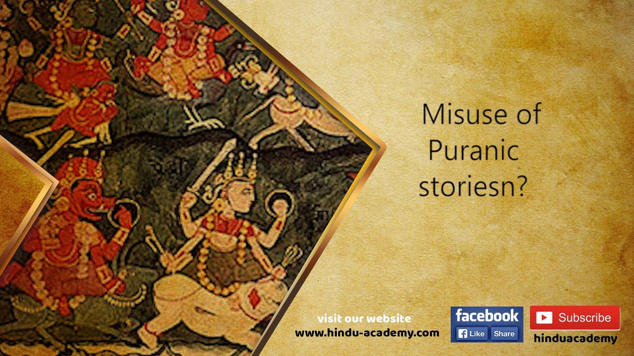 Misuse of Puranic stories | Jay Lakhani | Hindu Academy |