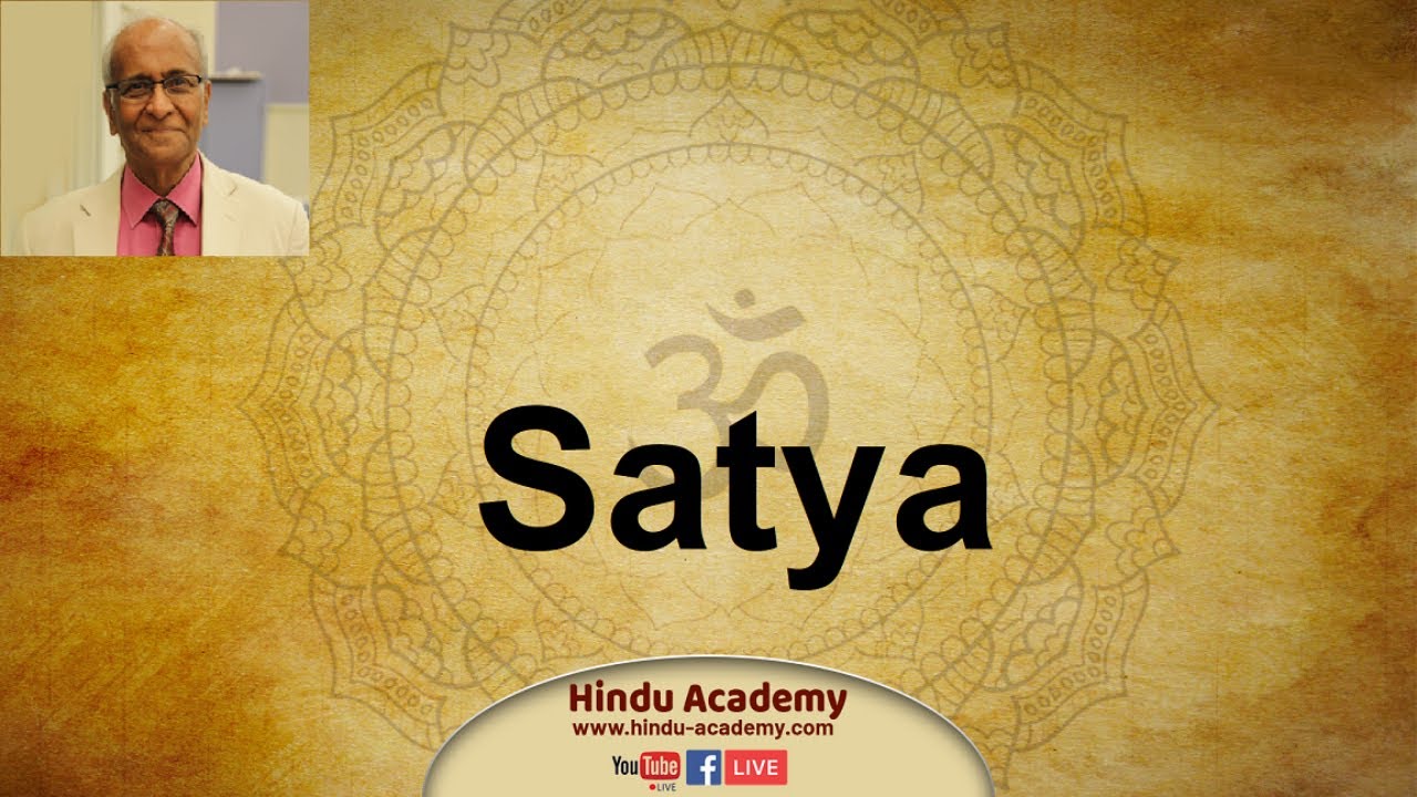 Satya -The Search for Truth | Jay Lakhani | Hindu Academy|