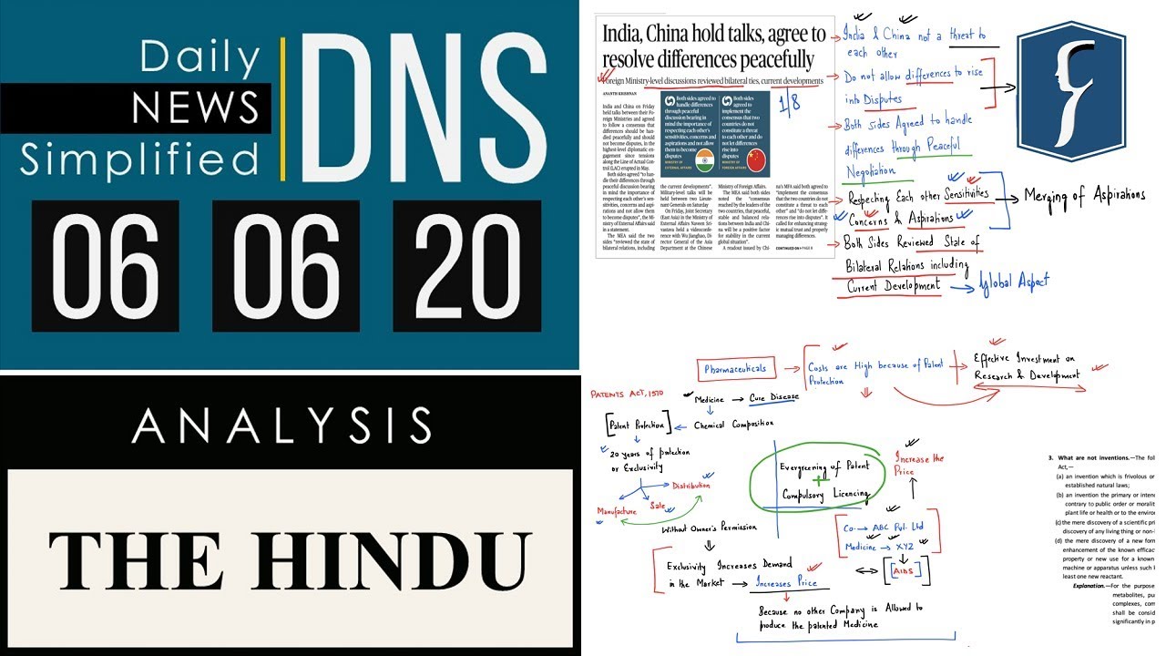 THE HINDU Analysis, 06 June 2020 (Daily News Analysis for UPSC) – DNS