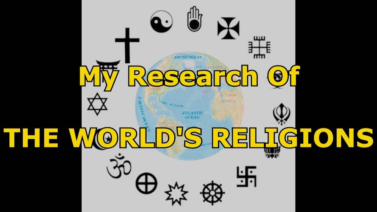 The World Religions Christianity Islam Hinduism Buddhism Voodoo Toaism Judaism compared vs Atheist