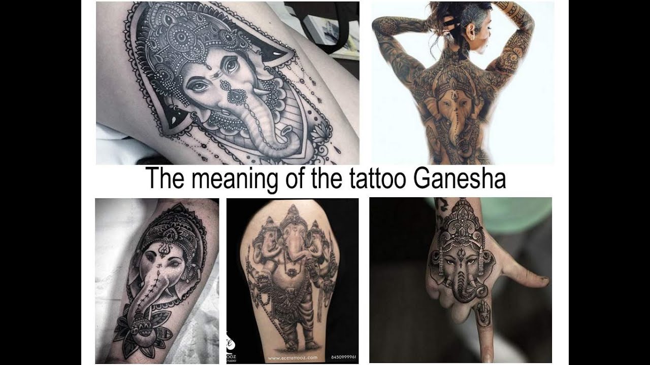 The meaning of the tattoo Ganesha - Facts and photos of tattoos for the site tattoovalue.net