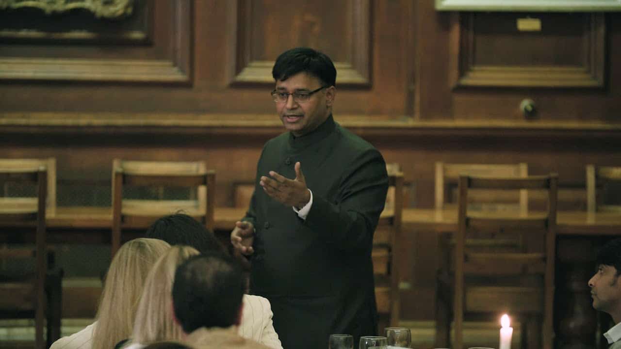 University of Oxford Speech,  Business Ethics, Indian Values,  Dr Vijay Sharma, Gastroenterologist