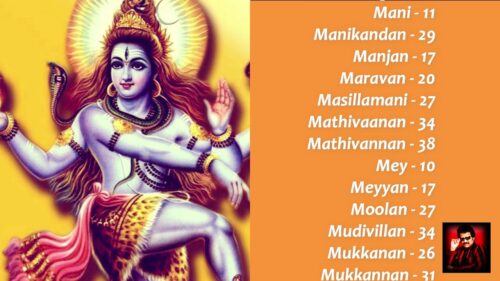 GOD LORD SHIVA NAME - BEST MODERN DEVINE UNIQUE NEW TOP BABY NAME - BEST NUMEROLOGIST - 9842111411