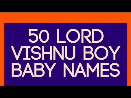50 Lord Vishnu Boy Baby Names Unique