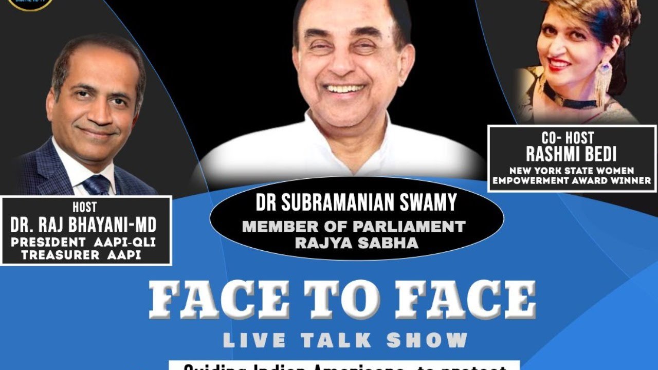 Dr Subramanian Swamy - Guiding Indian Americans to Protect Hinduism in USA