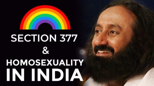 Gurudev On Section 377 | Homosexuality In India