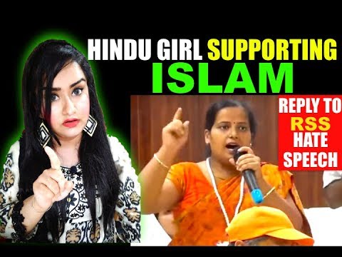 Hindu Girl SUPPORT ISLAM - A Reply To The RSS Lady Who Spoke Against ISLAM