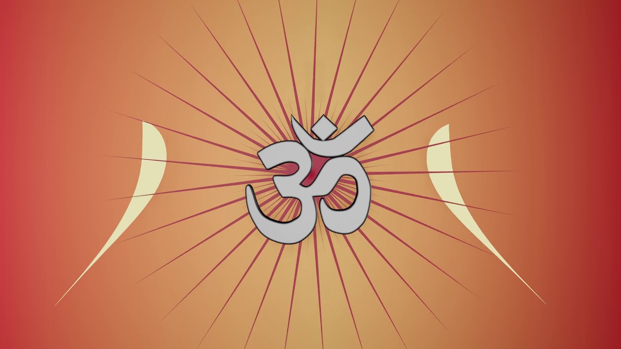 Hindu om  free #animated background for video