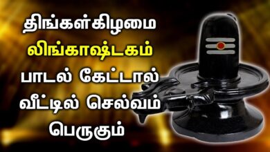 LINGASHTAKAM POWERFUL SONG | Lord Shiva Lingashtakam Padalgal | Best Shivan Tamil Devotional Songs