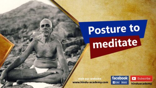 Posture to meditate