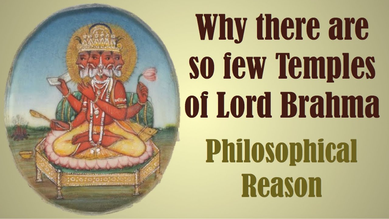 Why are there very few Brahma Temples