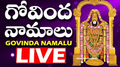 గోవింద నామాలు తెలుగులో | Govinda Namalu Full with Telugu Lyrics | Bhakthi Channel