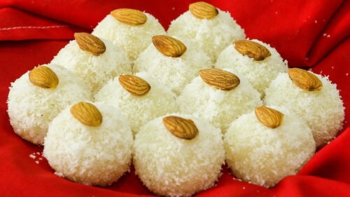 Coconut Ladoo Recipe | Coconut Ladoos In 10 Minutes | Ganesh Chaturthi Special | Kanak's Kitchen