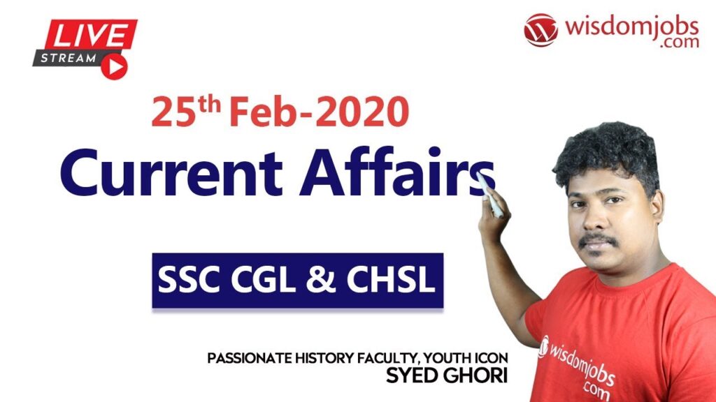 Each day Present Affairs 2020 Evaluation|The Hindu Present Affairs LIVE @ Knowledge jobs|25 February 2020 1 Daily Current Affairs 2020 Analysis|The Hindu Current Affairs LIVE @ Wisdom jobs|25 February 2020