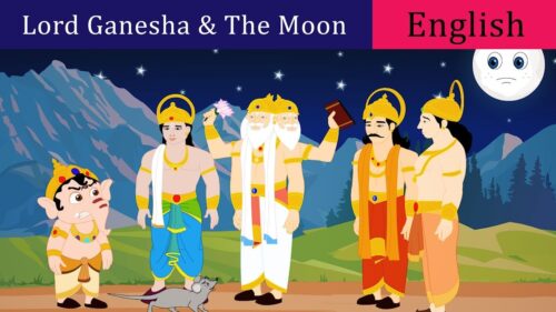 Ganesha and The Moon Story in English | Lord Ganesha Stories For Kids | English Story