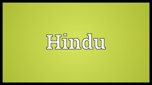 Hindu Meaning