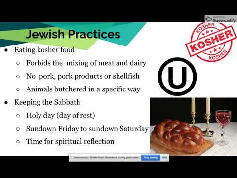 Judaism Basic Beliefs, Practices and Branches Screencast