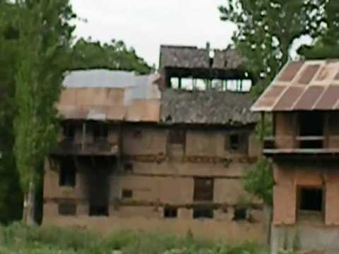 Kashmir- India- Through my eyes 46- Homes of Hindu Kashmiris burnt by  terrorists - Dr N Dewan